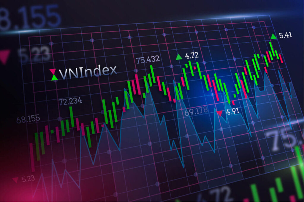 Diễn biến chỉ số VN-Index phản ánh thị trường chứng khoán Việt Nam quý 3 năm 2024